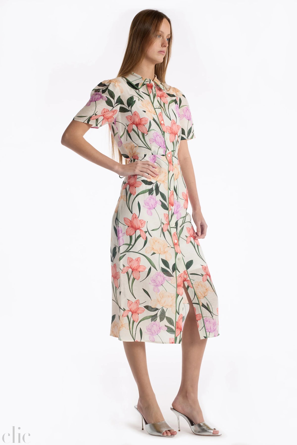 Cecile Dress in Jardin Ivory, from Christy Lynn
