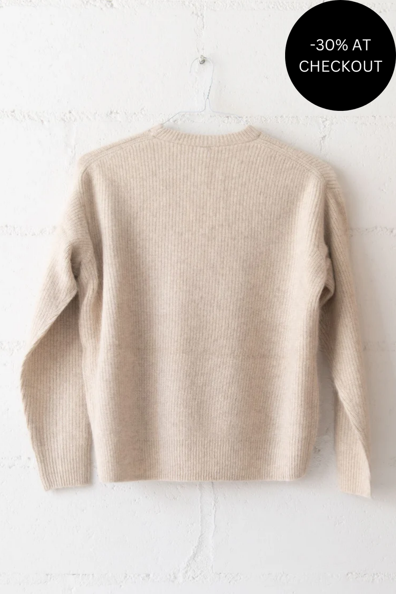 Raccoon fox crew neck pullover, from CT Plage