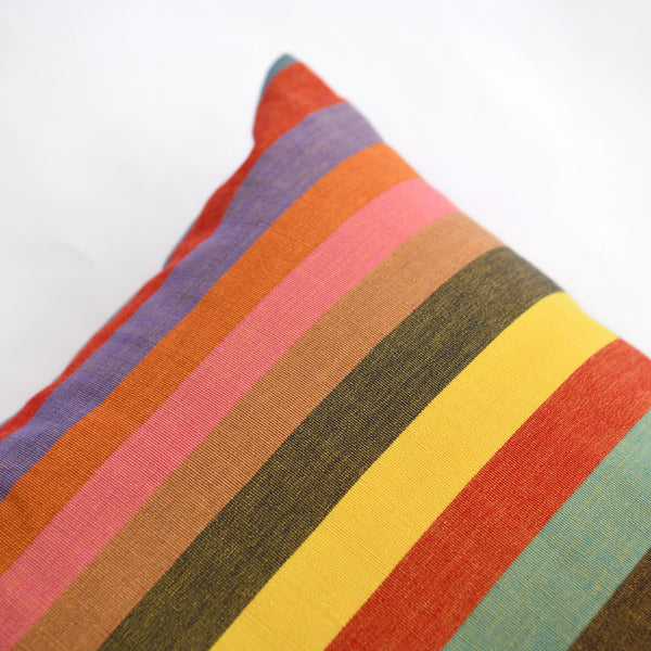 Pillow in Fiesta Stripe, from Garza Marfa