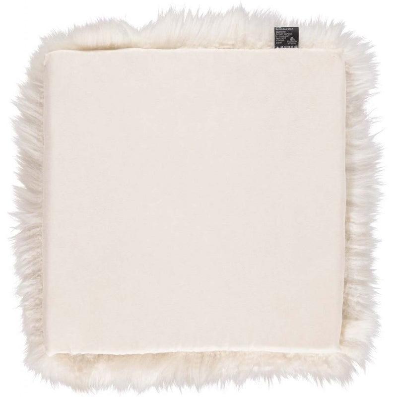 Square Wool Seat Cover in Linen, from Natures Collection