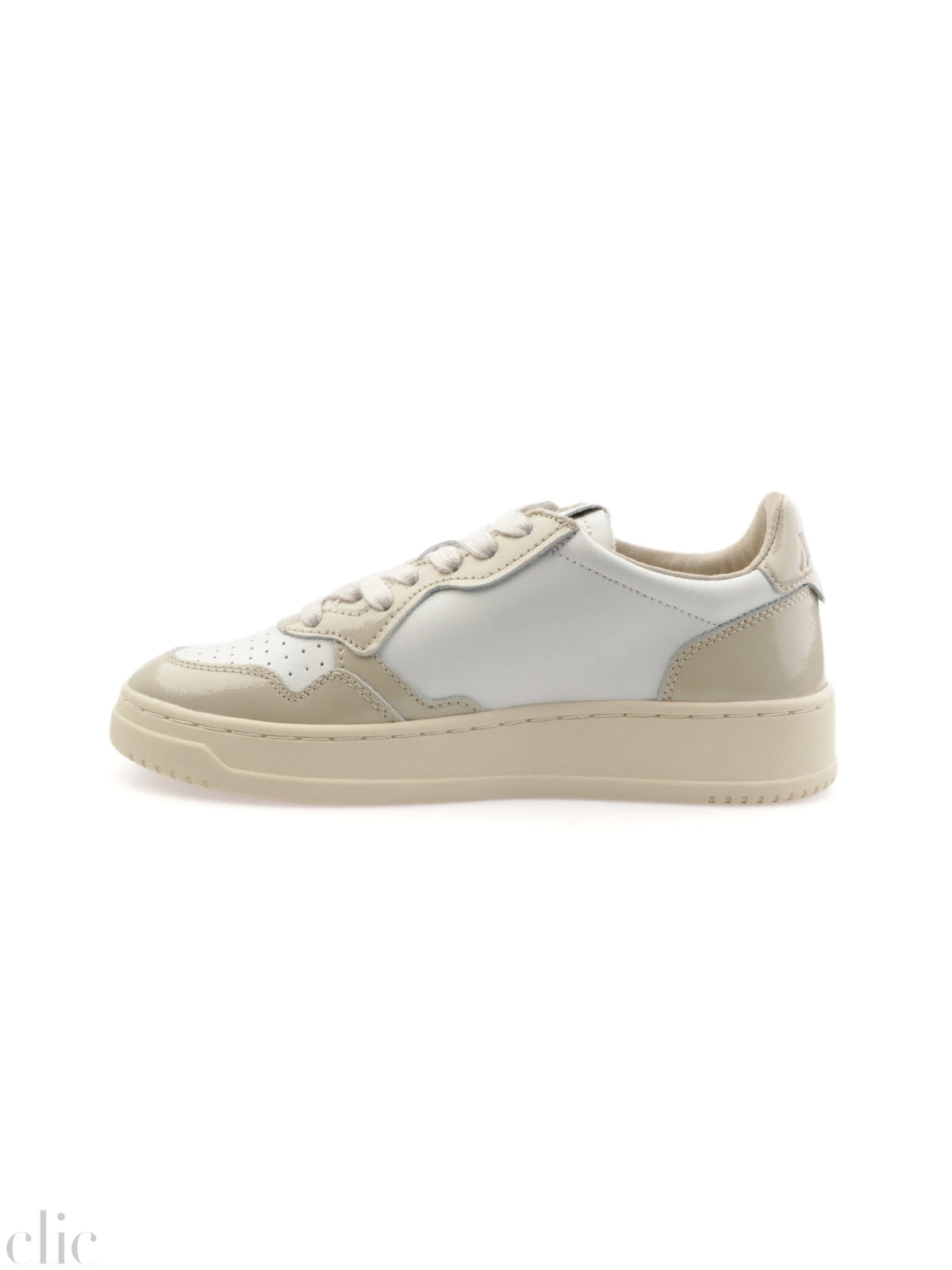 Medalist Low Sneaker in White and Foam, from Autry