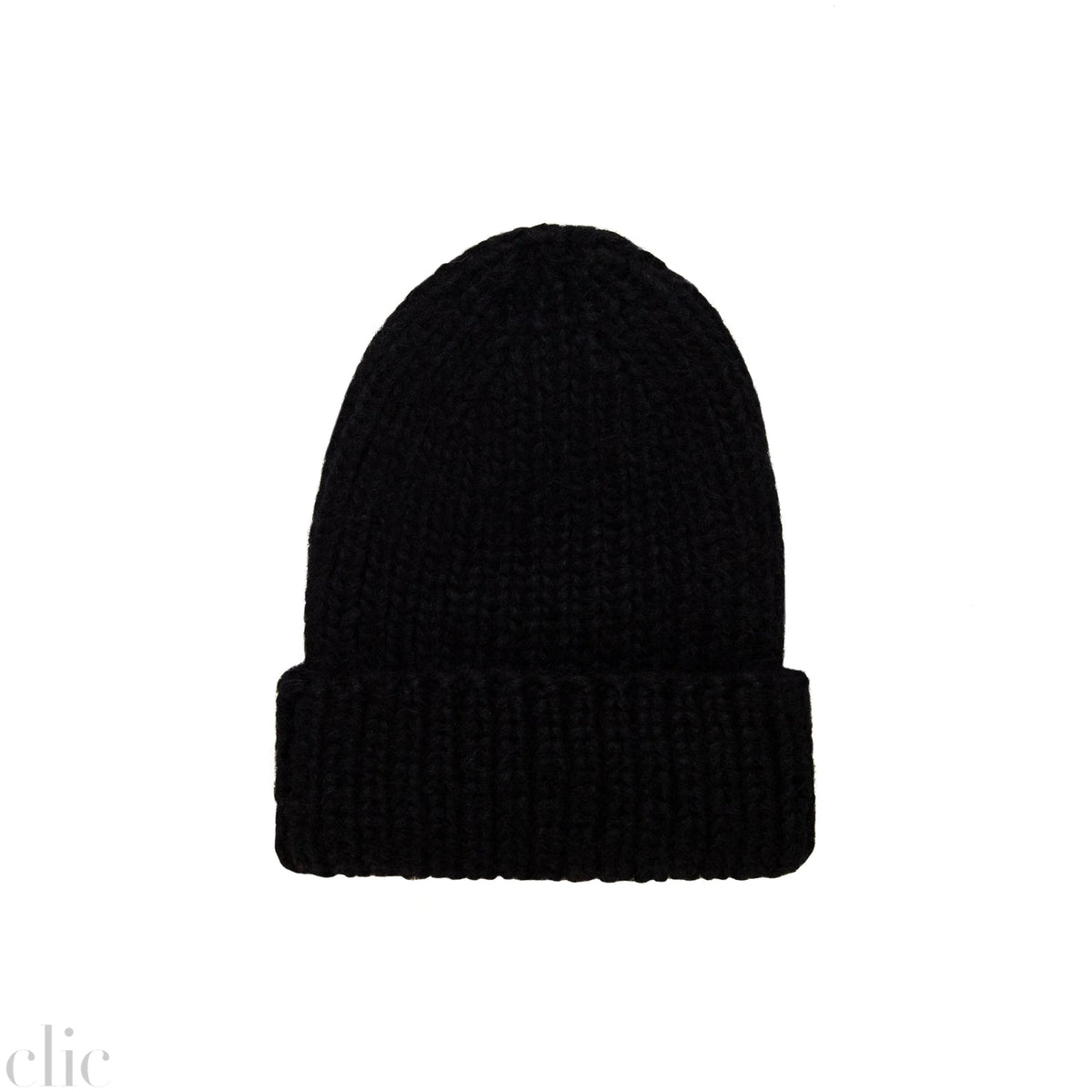 Alpaca Mohair Knitted Hat in Black, from Karakoram Accessories