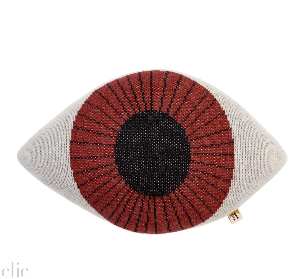 Brown Eye Shaped Cushion, from donna Wilson