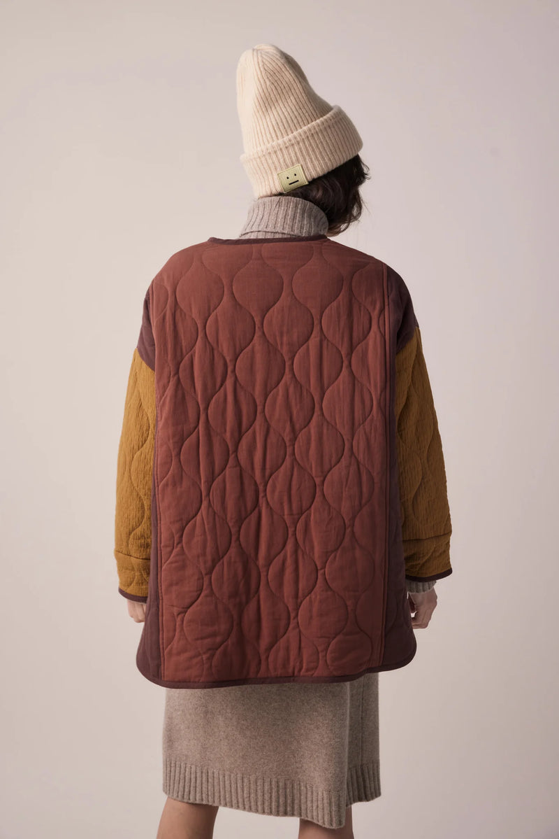 Patch Quilted Jacket, from Amente