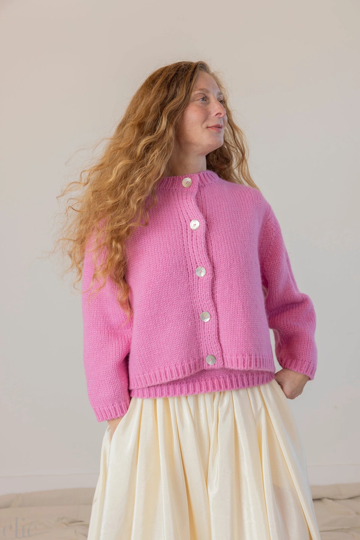 Sheba Cardigan in Dollhouse, from Nikki Chasin