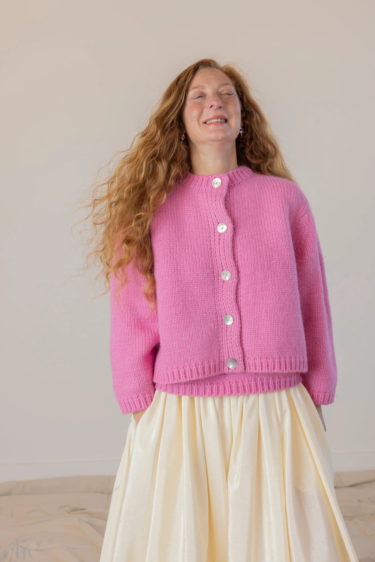 Sheba Cardigan in Dollhouse, from Nikki Chasin