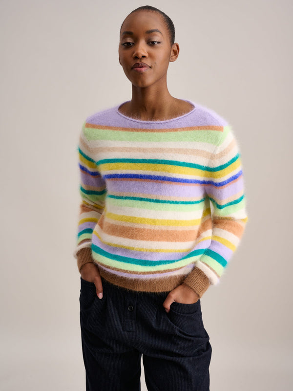 Datris Sweater in Stripe A, from Bellerose