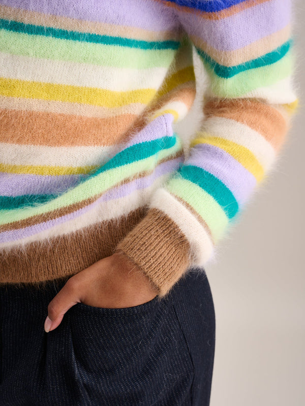 Datris Sweater in Stripe A, from Bellerose