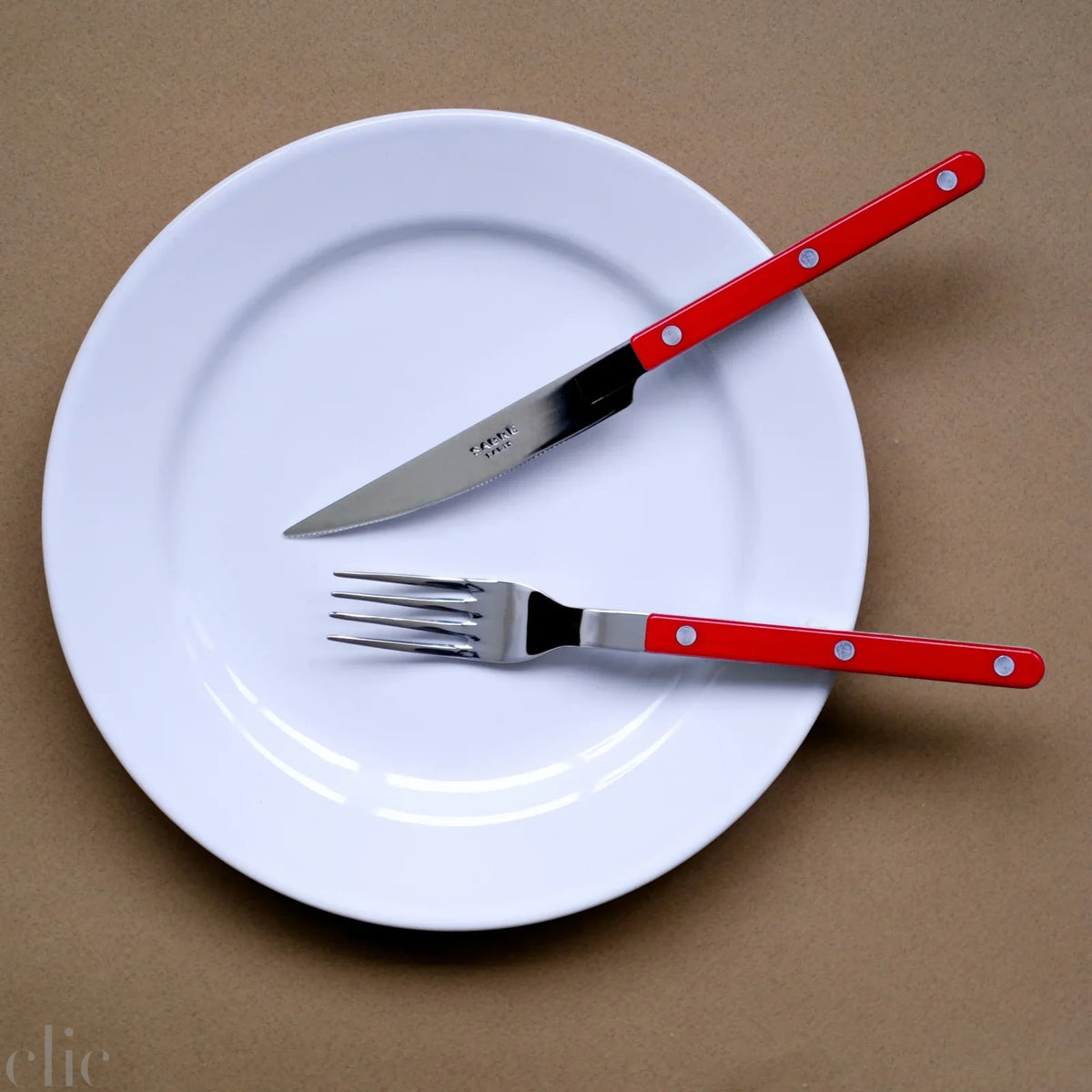 4 Piece Bistrot Set in Red, from Sabre