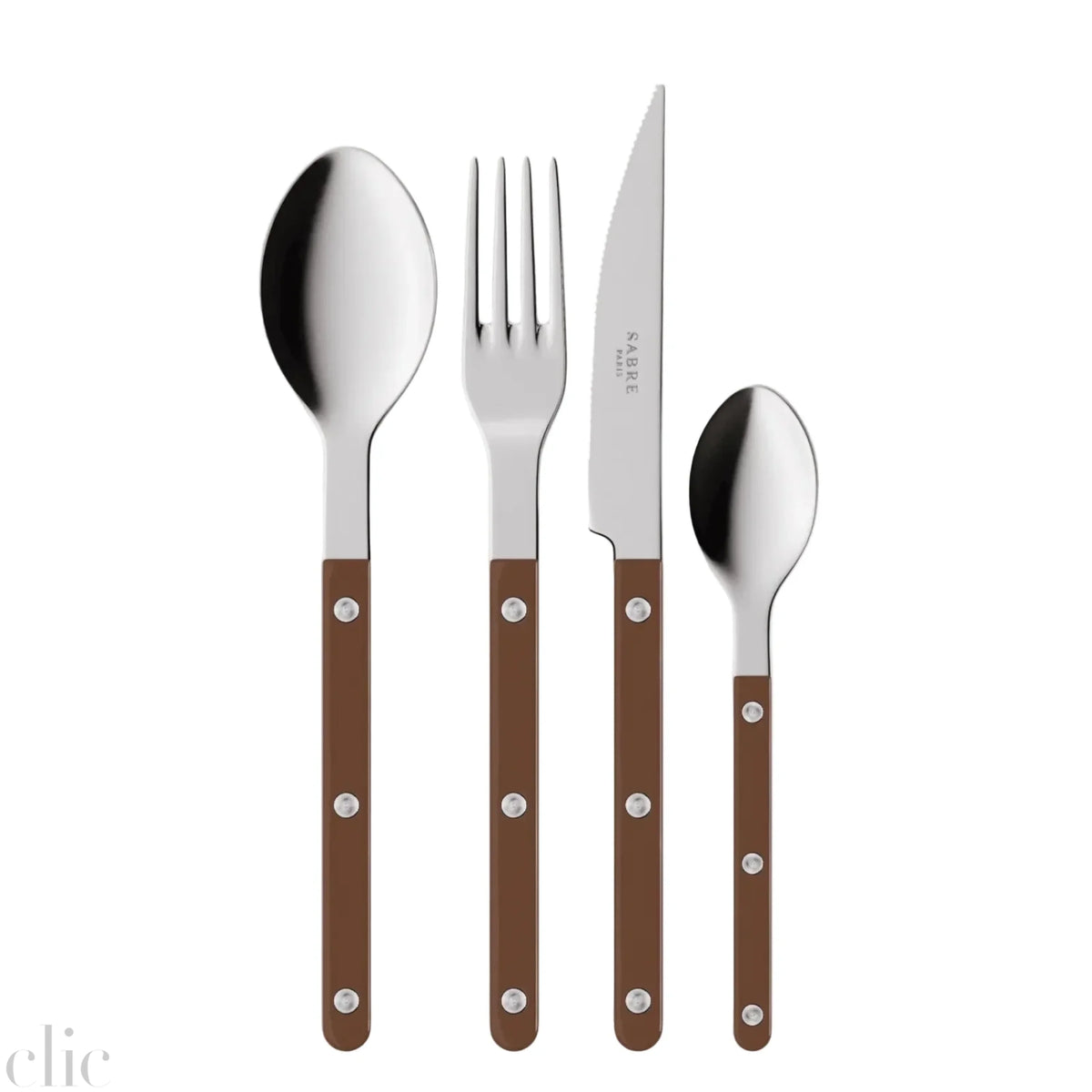 4 Piece Bistrot Set in Choclate, from Sabre