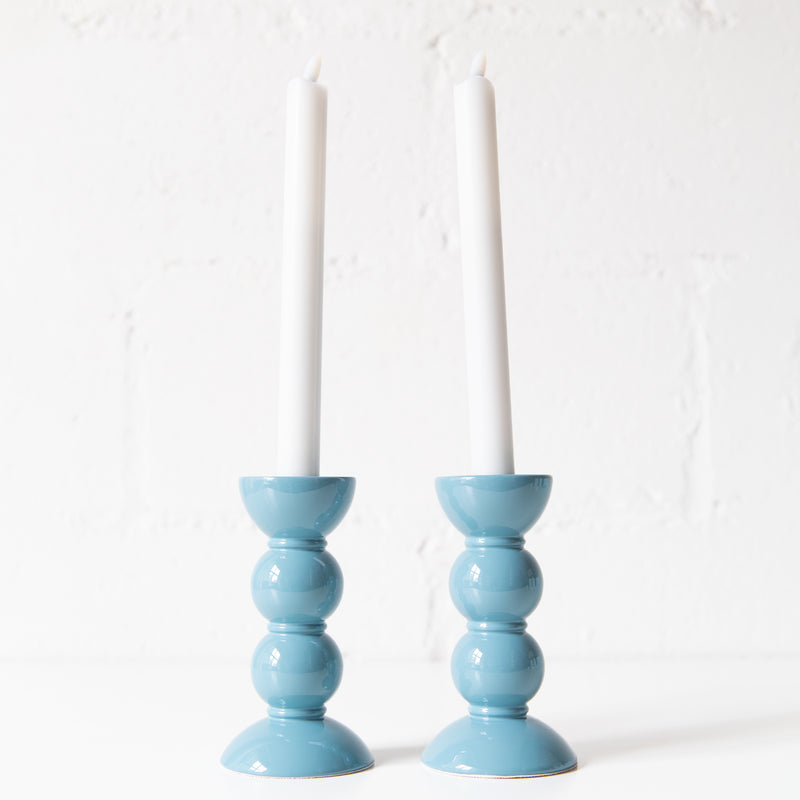 Set of 2 LED Candles in White, from Addison Ross