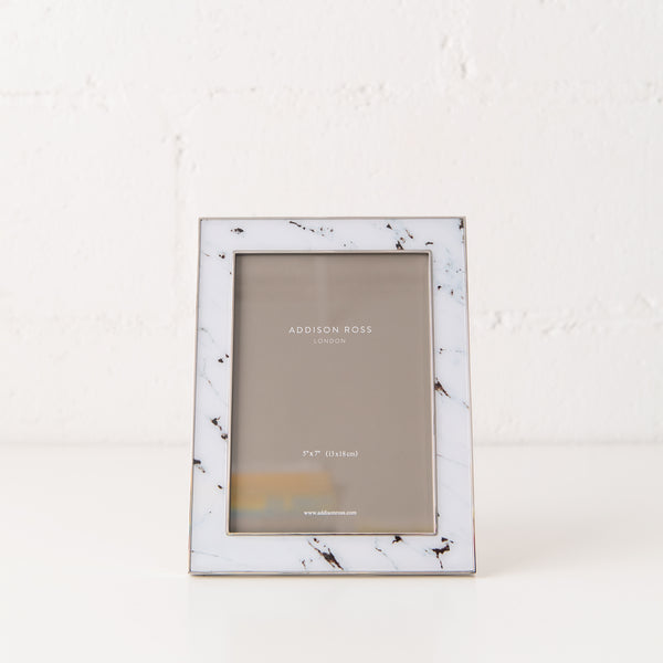 White Marble Frame, from Addison Ross