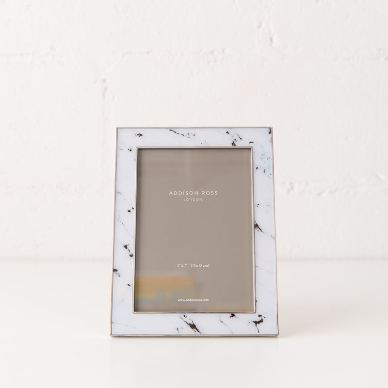 White Marble Frame, from Addison Ross