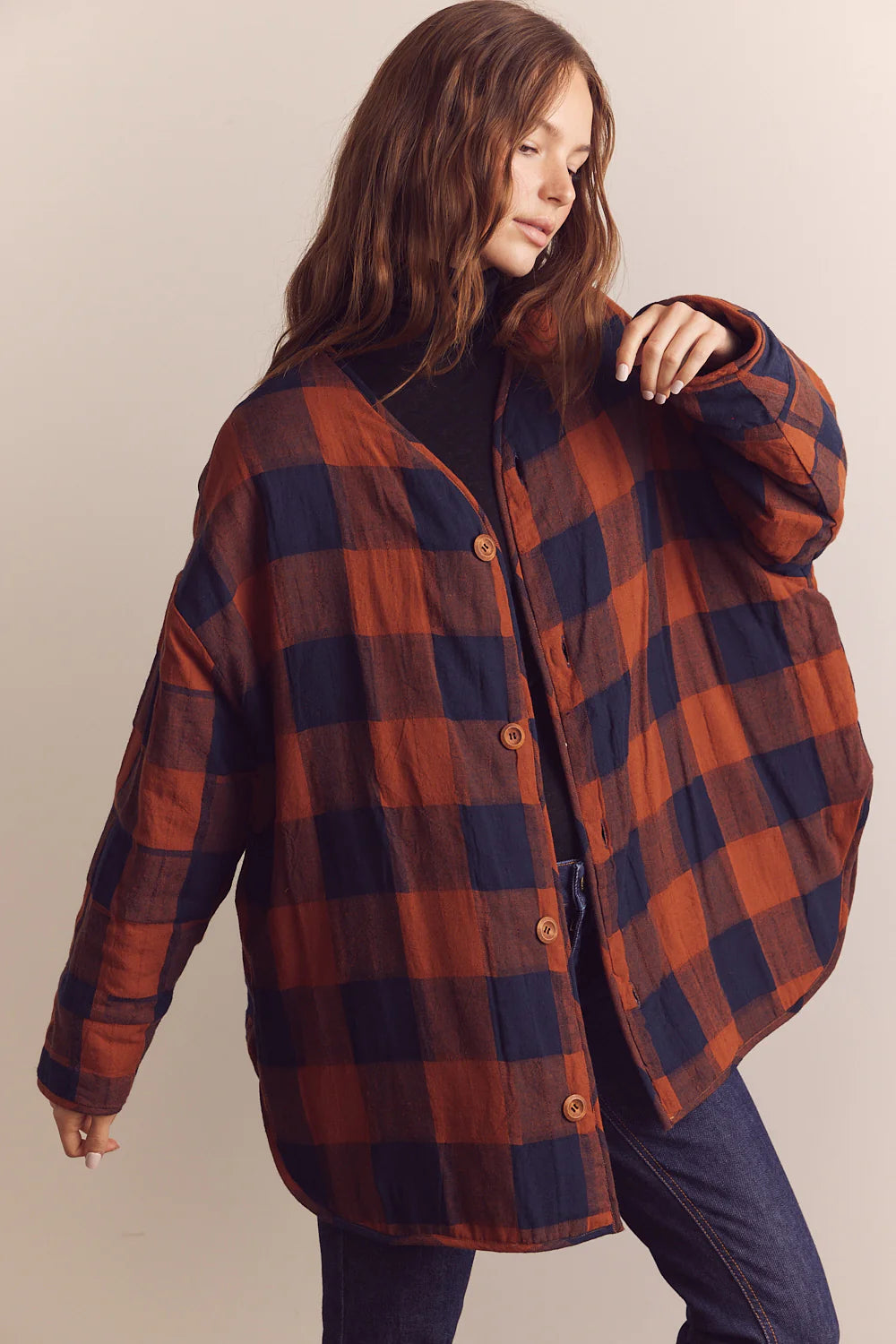 Reversible Patched Quilt Jacket in Multi, from Amente