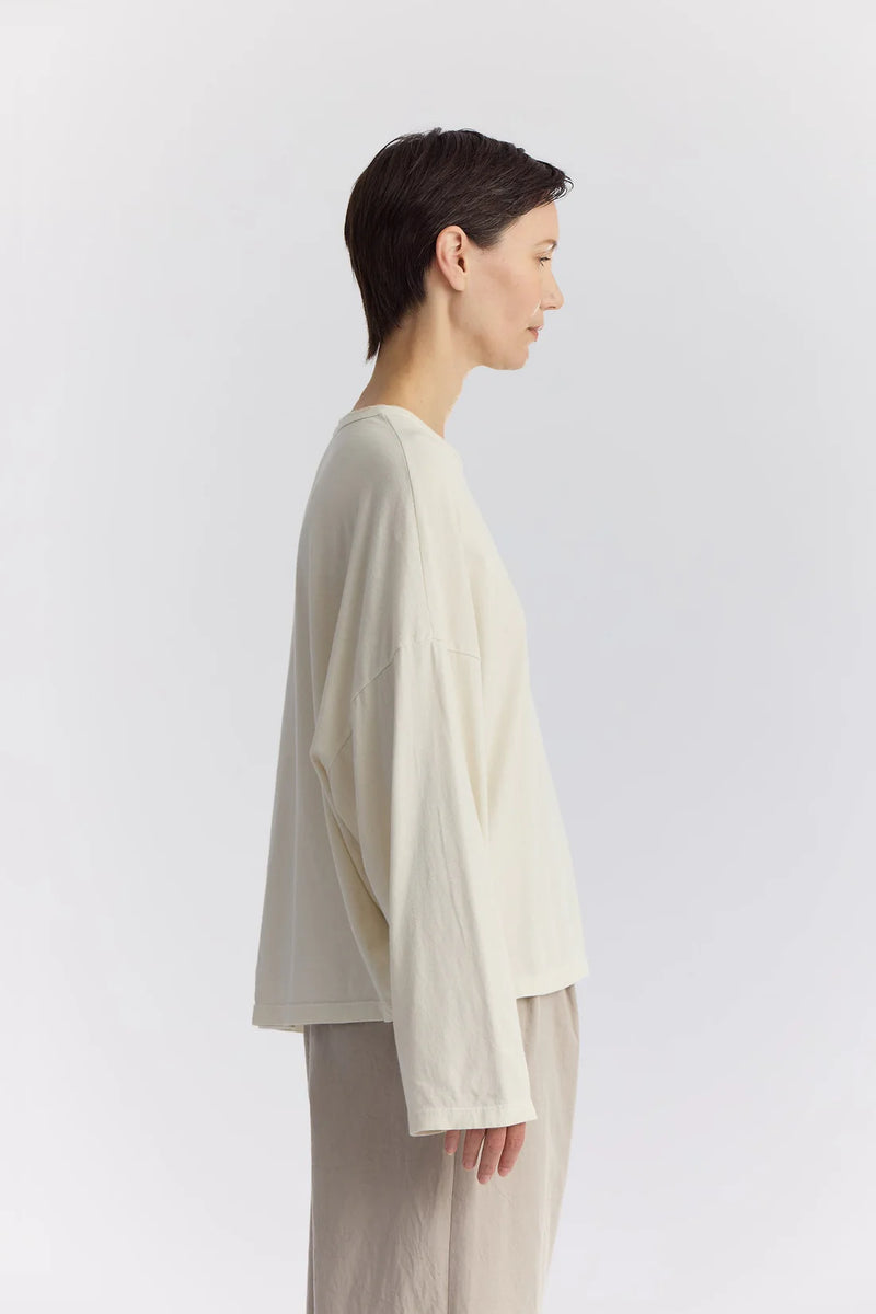 Loose Tee in Ivory, from Black Crane