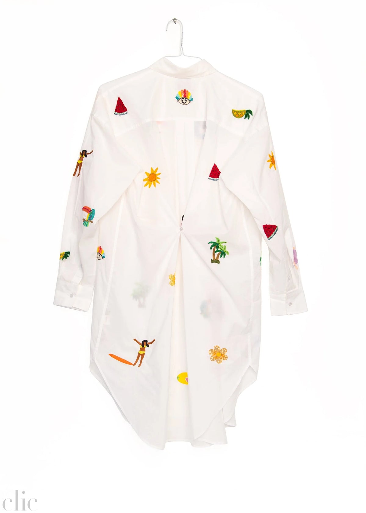 Bahamas Shirt in White, from Benaras by Citrus