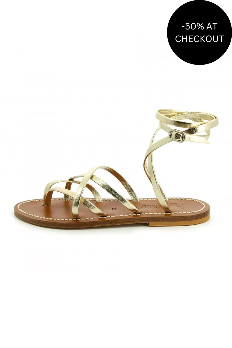 Zenobie Miel Sandal, from K. Jacques