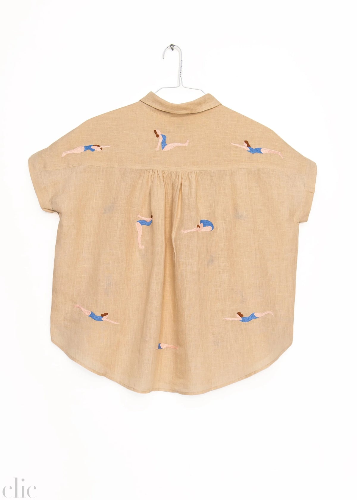 Swim Shirt in Beige, from Benaras by Citrus