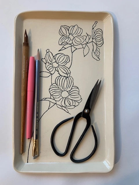 Dogwood Tray, from CSF Ceramics