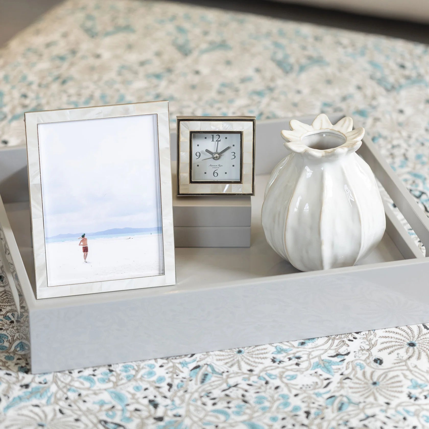 Pave Photo Frame in White, from Addison Ross