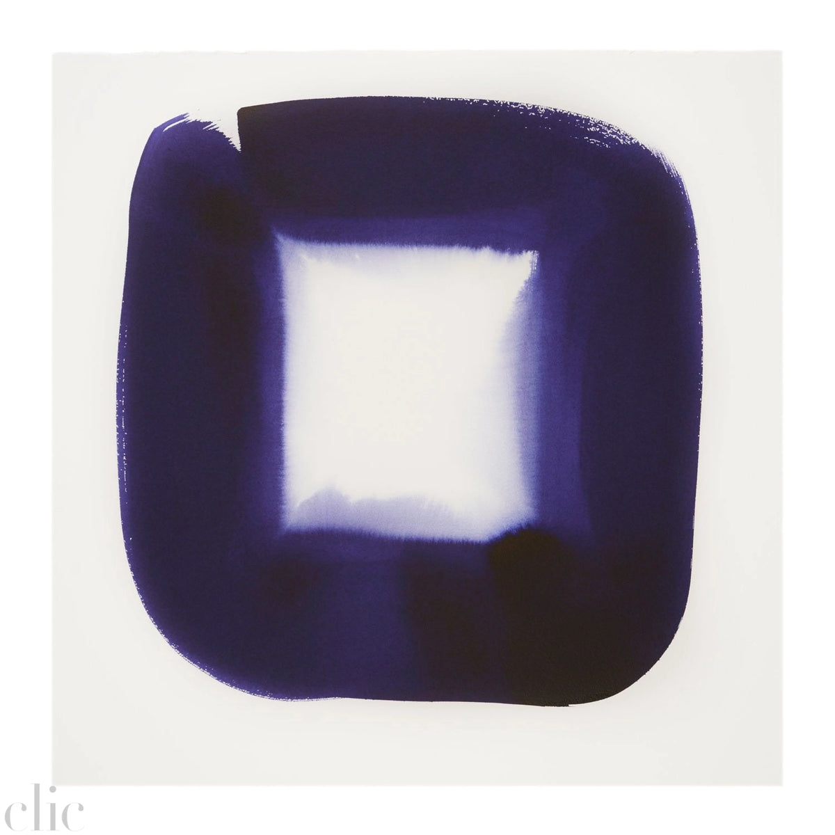 Aperture in Deep Purple VII, 28x28 by Veronique Gambier