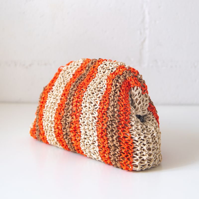 Game Buscaneve Bag in Ecru, from Maria La Rosa