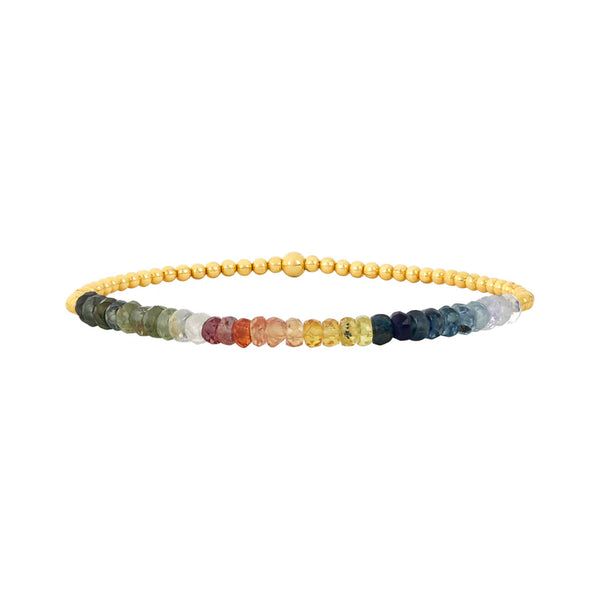 2MM Signature Bracelet with Lake Tahoe Ombré, from Karen Lazar