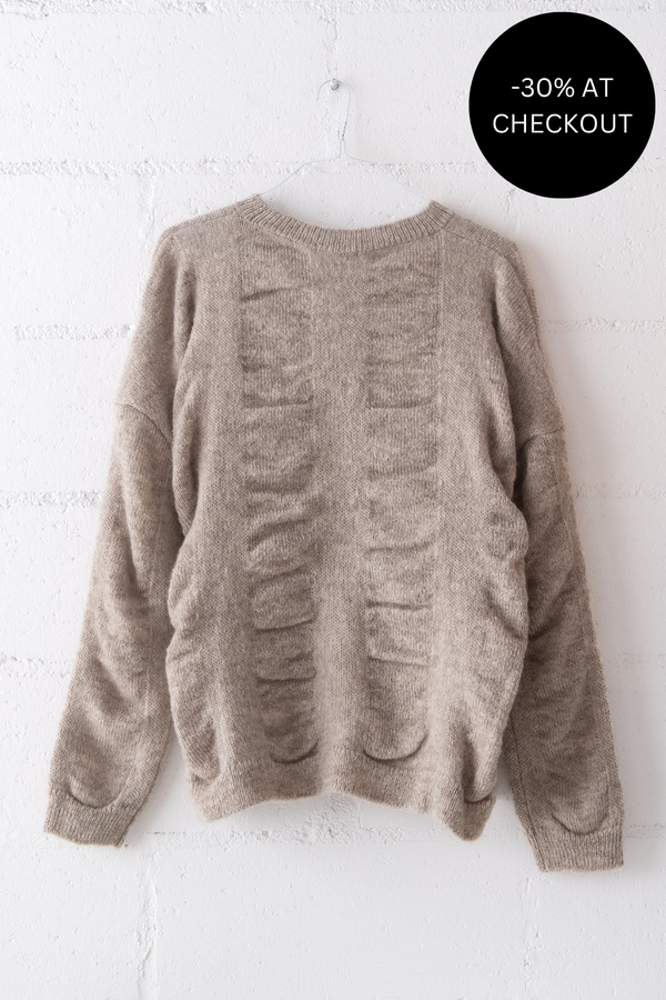 Waterfall Sweater in Natural, from Black Crane