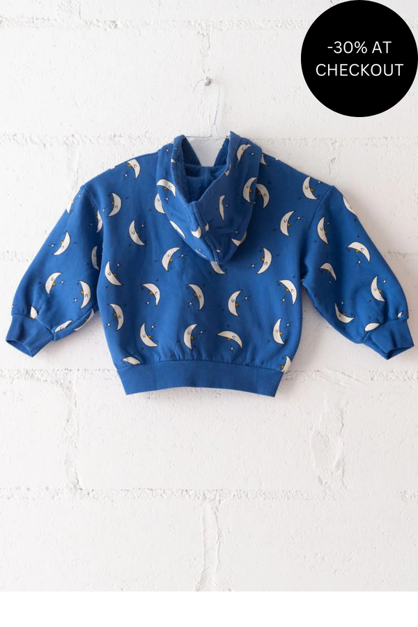 Beneath The Moon Zipped Hoodie, from Bobo Choses