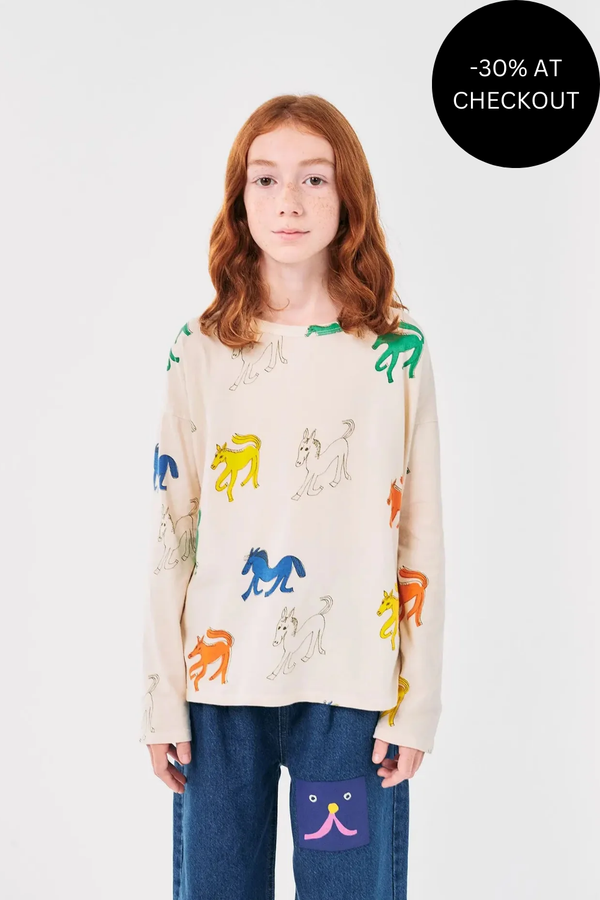 Wonder Horse All-Over T-Shirt, from Bobo Choses