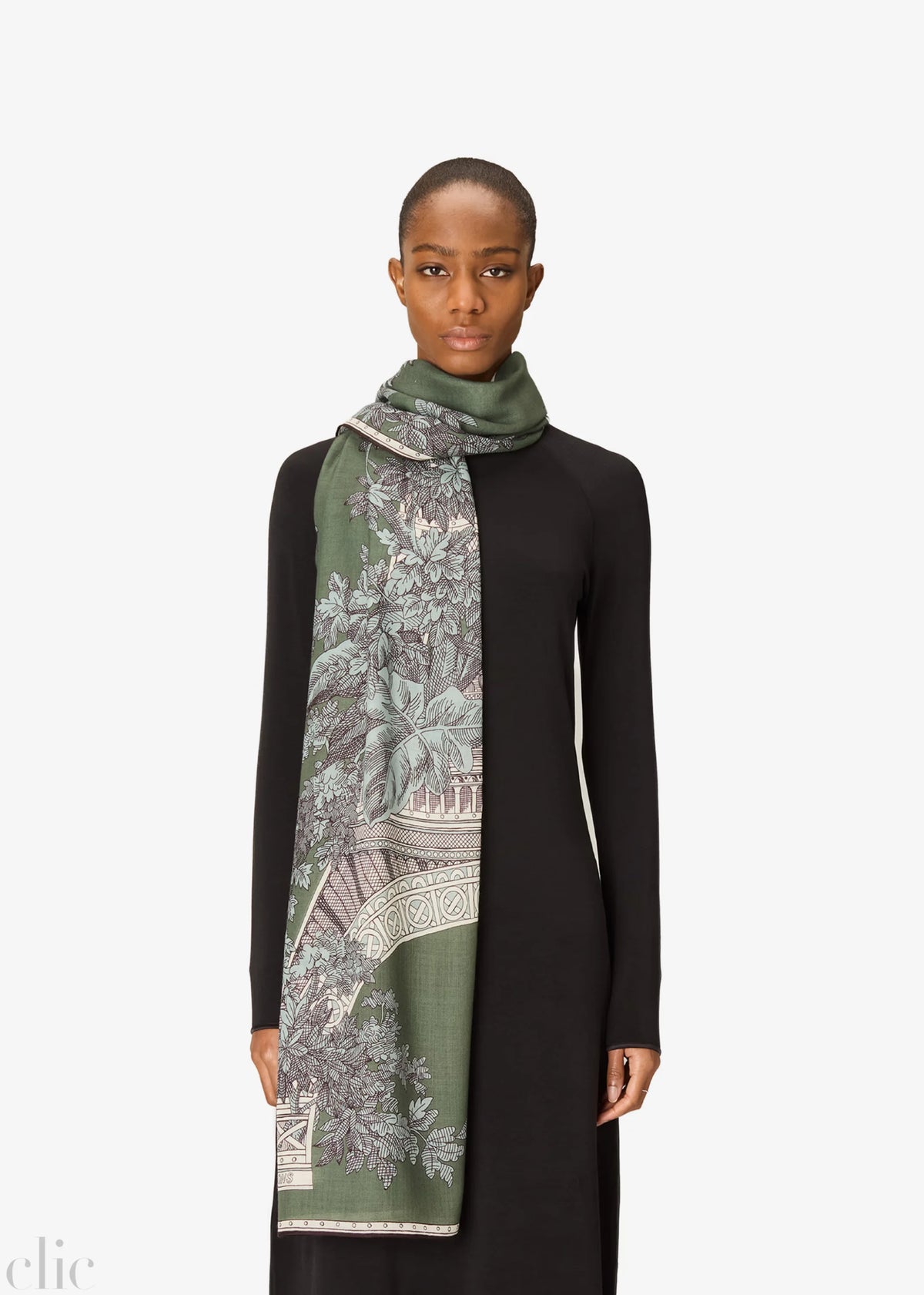 1889 Scarf in Khaki, from Inoui Editions