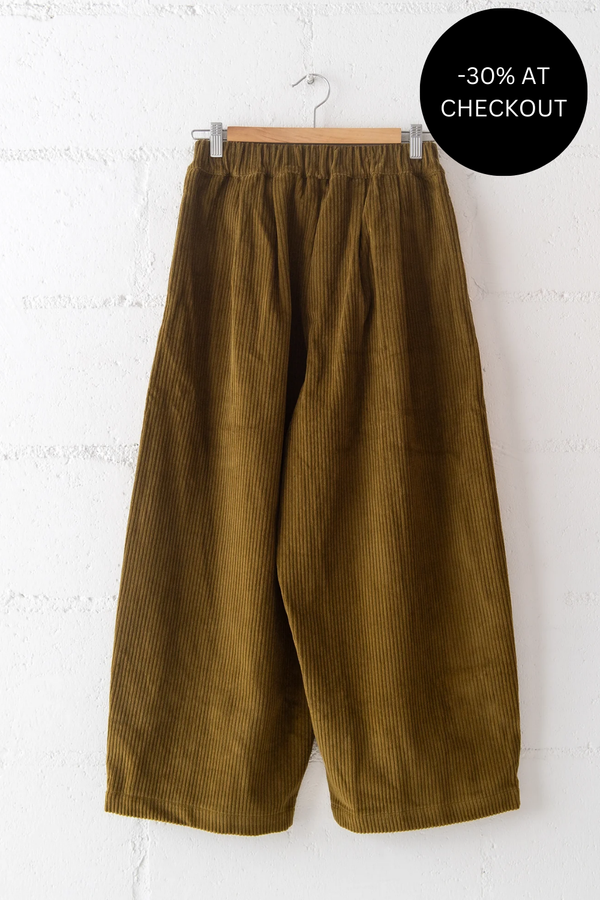 Corduroy Wide Pants, from Black Crane