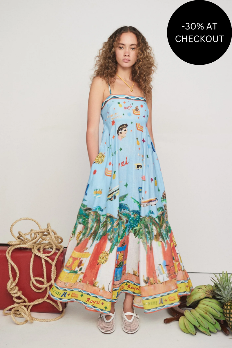 All Aboard Sundress, from Alemais