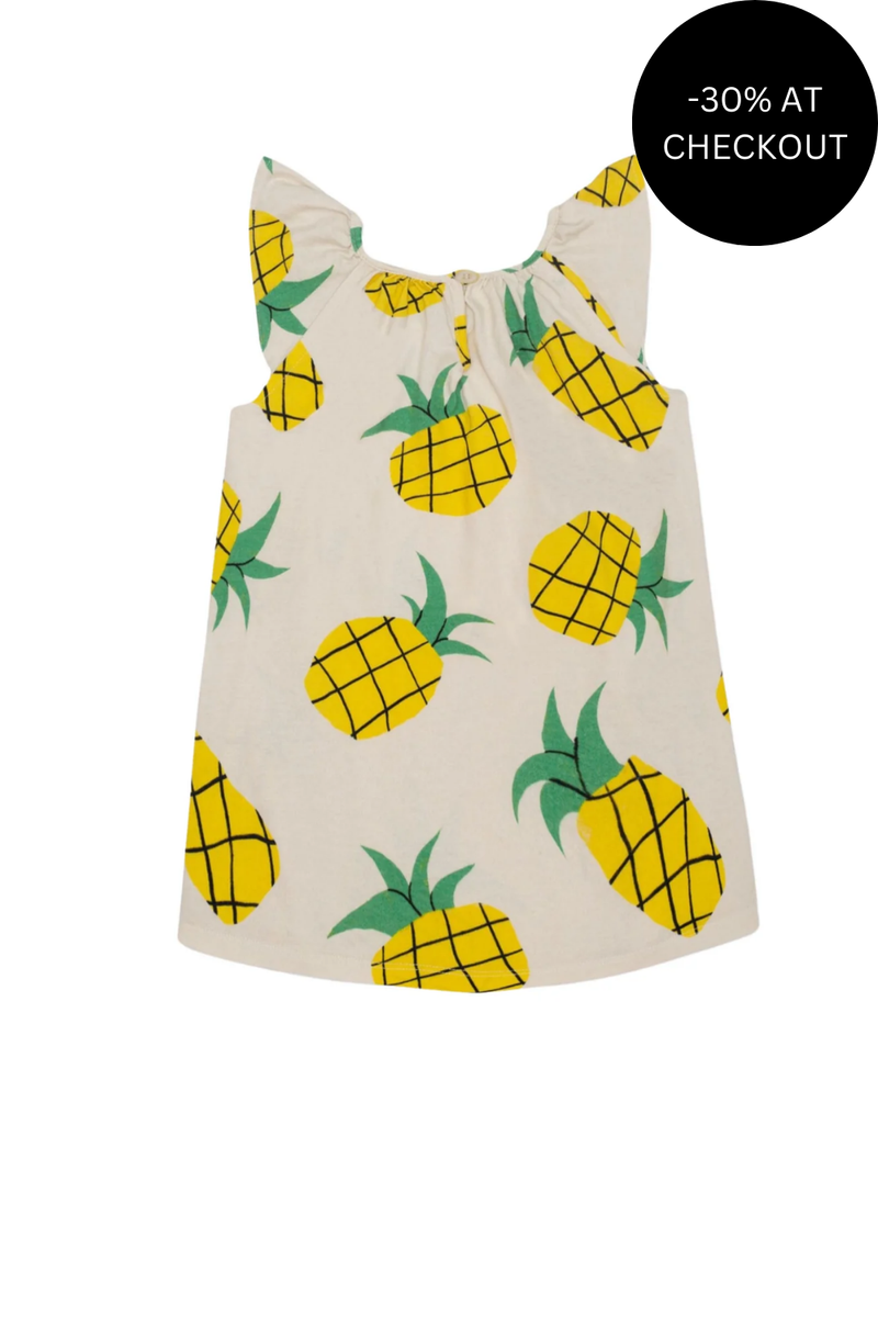 Pineapple Flutter Dress, from Moncoeur