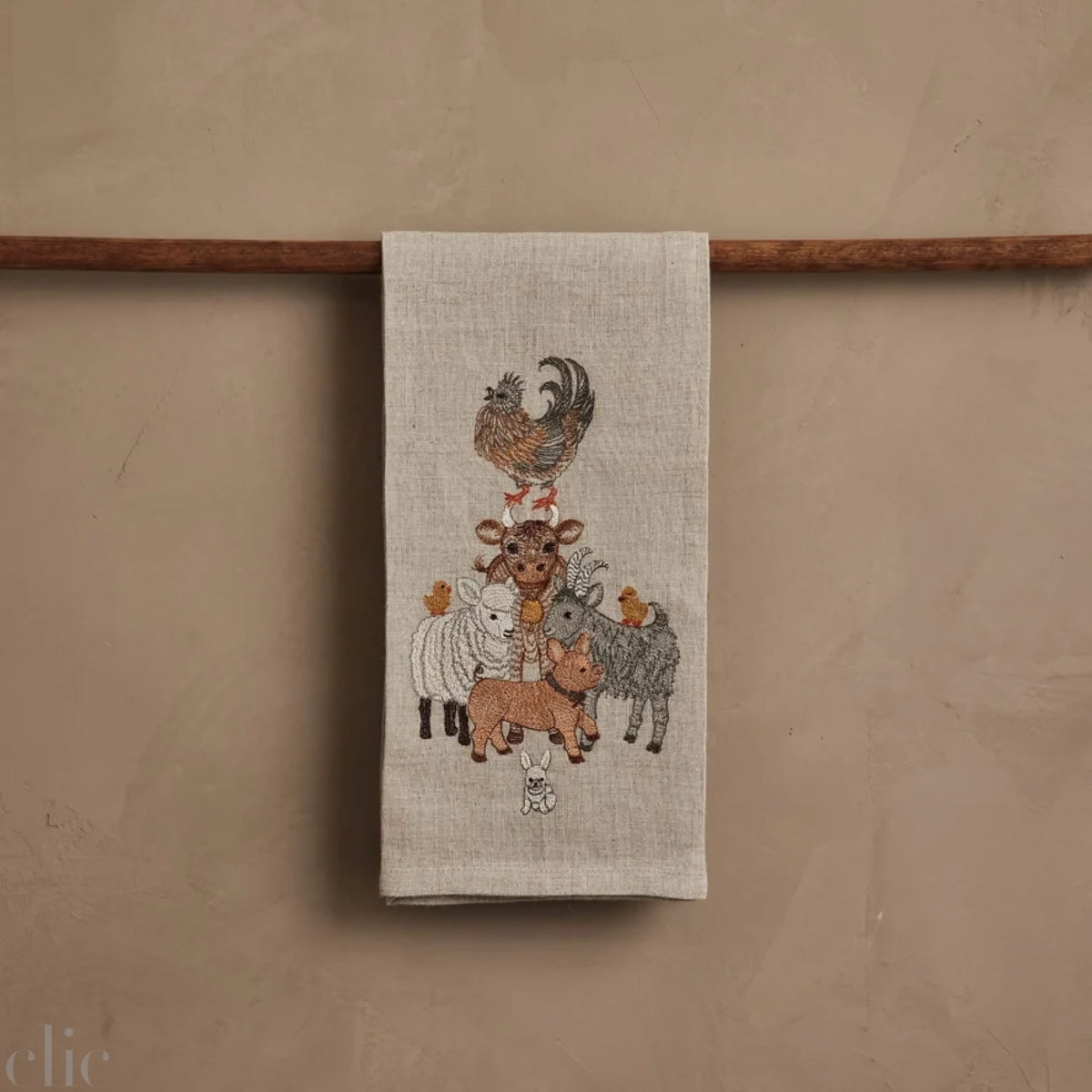 Barnyard Friends Tea Towel, from Coral & Tusk