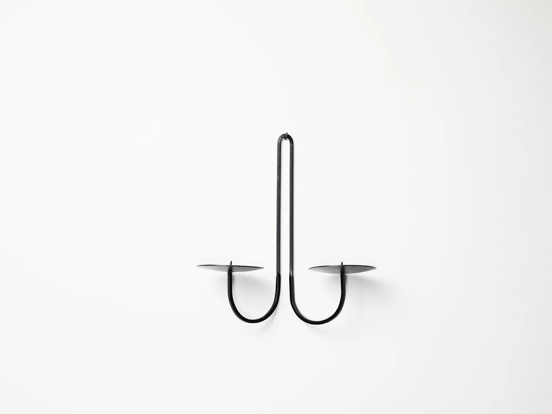 Two Arm Iron Candle Holder, from Fredericks and Mae