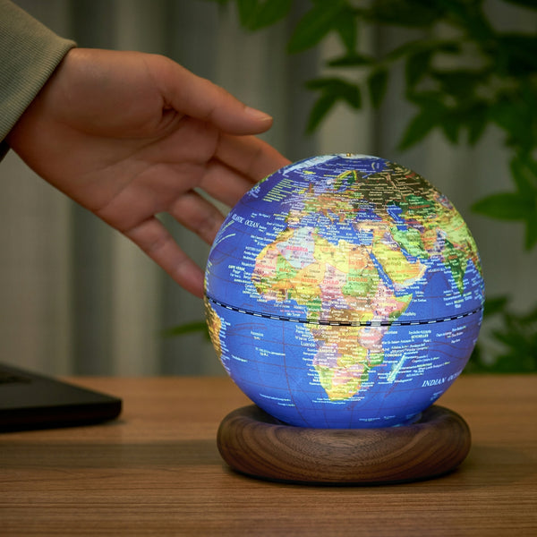 Mini Atlas Globe Light, from Gingko Design