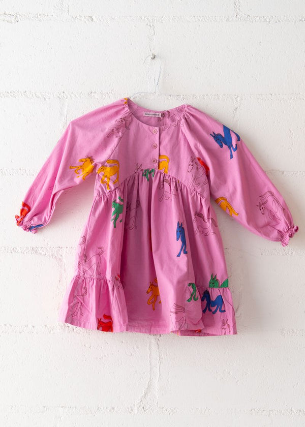 Wonder Horse Woven Dress, from Bobo Choses