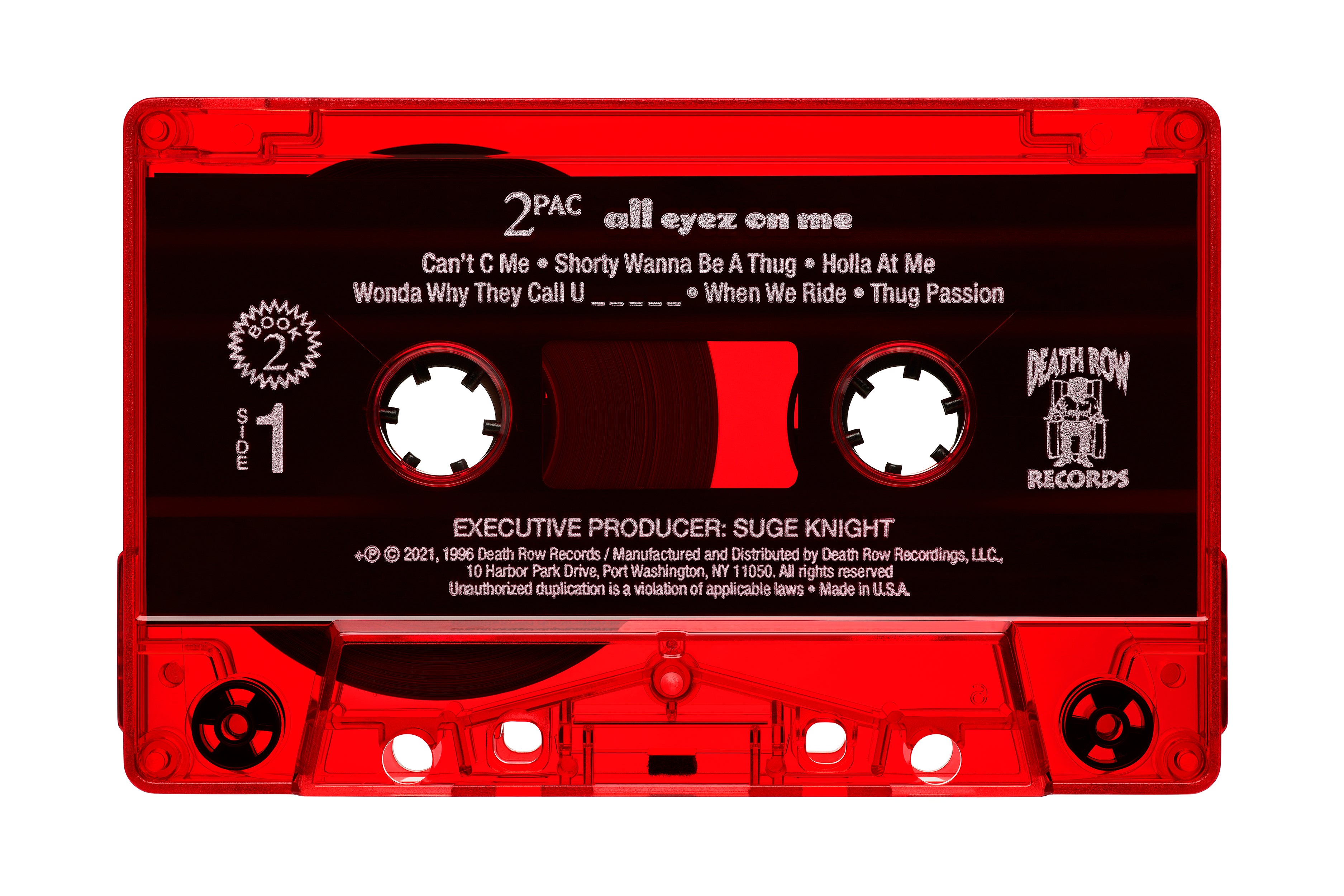 2pac - All Eyez On Me Red by Julien Roubinet