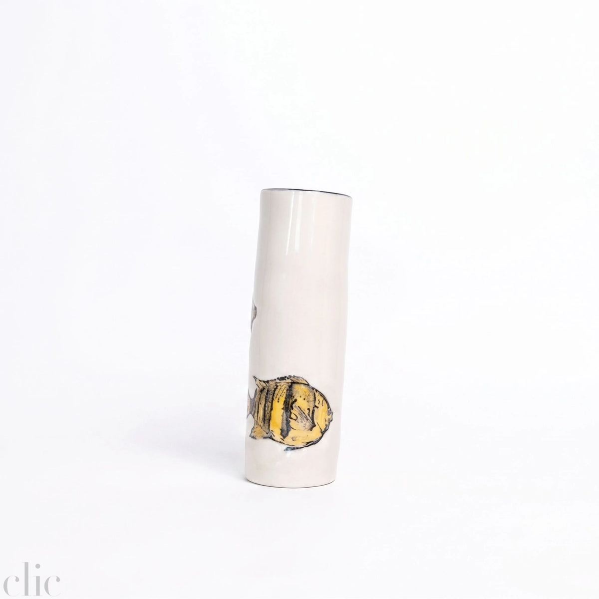 Large Ocean Nero Vase, from Bertozzi