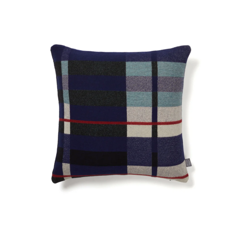 Stolzl cushion in Indigo, from Wallace Sewell