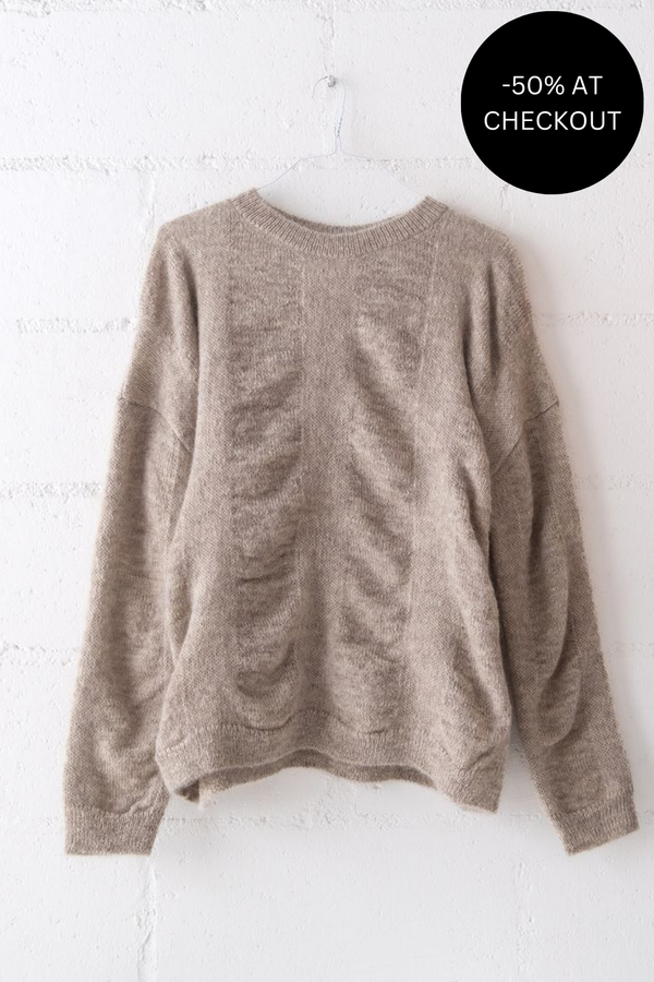 Waterfall Sweater in Natural, from Black Crane