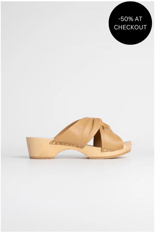 Yuri Clogs in Biscuit, from Sabot YouYou
