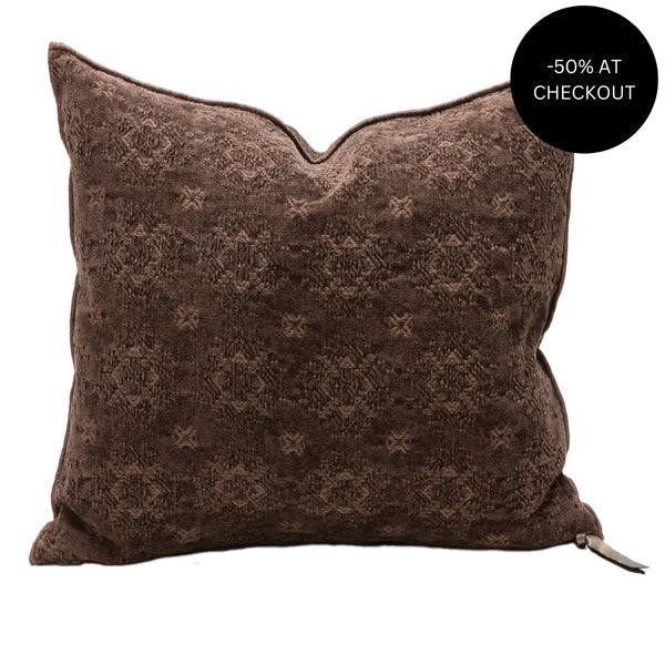 Kilim Jacquard Arabica Pillow 65x65, from Maison De Vacances