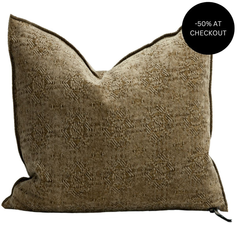 Kilim Jacquard Bronze Pillow 65x65, from Maison De Vacances