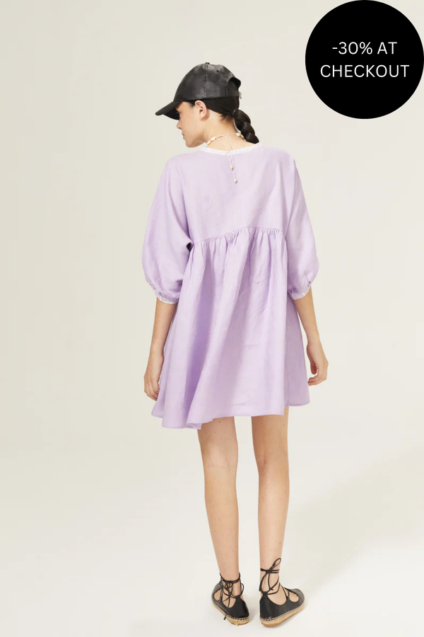 Alcala Dress in Bright Lilac, from Lanhtropy