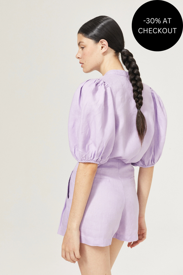 Bubble Shirt in Bright Lilac, from Lanhtropy