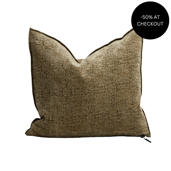 Kilim Jacquard Bronze Pillow 50x50, from Maison De Vacances