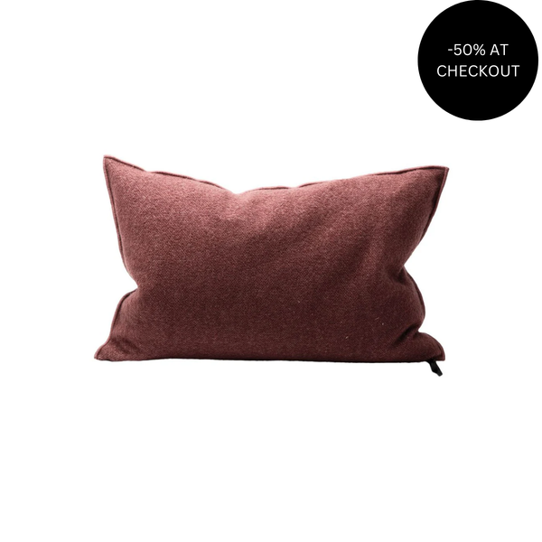 Bouclette 40 x 60 Pillow in Blush, from Maison de Vacances