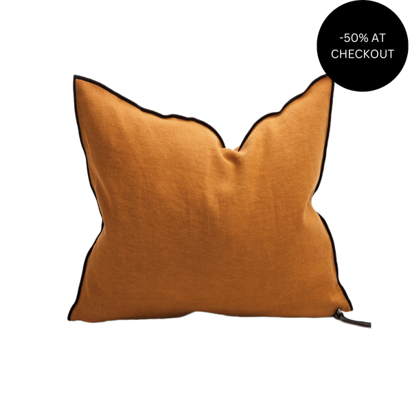 Stone Washed Ambre Pillow 65x65, from Maison De Vacances